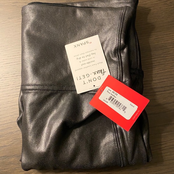 **1 left**New w/tags Spanx Faux Leather leggings S - Picture 9 of 10